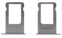 Держатель (лоток) Сим карты iPhone 6 Space Gray - фото Держатель (лоток) Сим карты iPhone 6 Space Gray