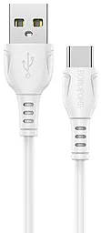 Кабель Borofone BX51 USB-A - Type-C 15w 3a 1м cable White - фото Кабель Borofone BX51 USB-A - Type-C 15w 3a 1м cable White