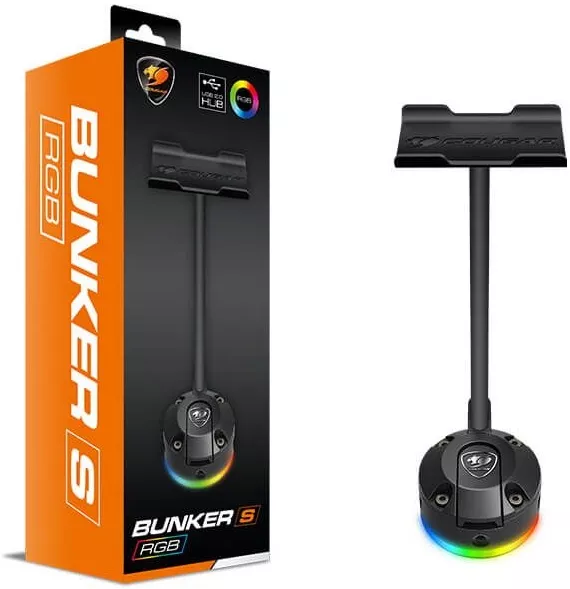 Подставка для наушников Cougar Bunker S RGB Black - фото 3