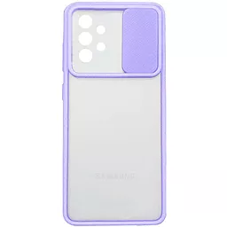 Чехол Camshield mate TPU со шторкой для камеры для Samsung Galaxy A52 4G, Galaxy A52 5G Сиреневый