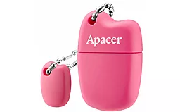 Флешка Apacer AH118 16GB USB 2.0 Pink (AP16GAH118P-1) - фото Флешка Apacer AH118 16GB USB 2.0 Pink (AP16GAH118P-1)