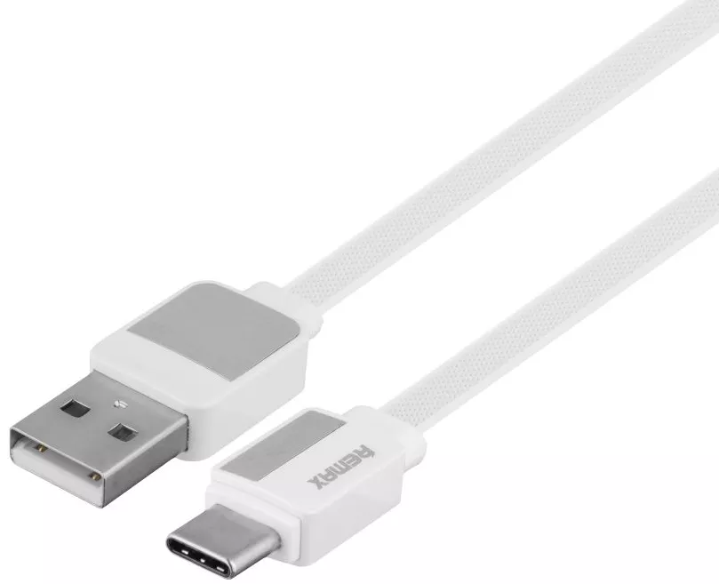 Кабель Remax RC-154a USB-A - Type-C 12w 2.4a 1м cable White - фото 1