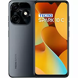 Смартфон Tecno Spark 10C (KI5m) 4/64GB NFC Dual Sim Meta Black (4895180798214) - фото Смартфон Tecno Spark 10C (KI5m) 4/64GB NFC Dual Sim Meta Black (4895180798214)