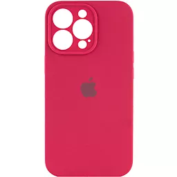 {"ru": "Чехол", "uk": "Чохол"} Silicone Case Full Camera для Apple iPhone 14 Pro Max  Rose Red