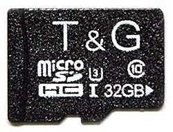 Карта памяти T&G microSDHC 32GB Class 10 UHS-I U3 (TG-32GBSD10U3-00)