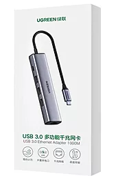 Мультипортовый USB Type-C хаб Ugreen CM475 5-in-1 gray (20932) - миниатюра 10