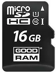Карта пам'яті GooDRam microSDHC 16GB Class 10 UHS-I U1 (M1A0-0160R12)