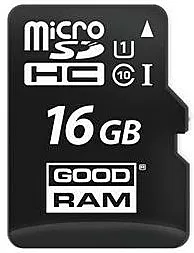 Карта пам'яті GooDRam microSDHC 16GB Class 10 UHS-I U1 (M1A0-0160R12) - фото Карта пам'яті GooDRam microSDHC 16GB Class 10 UHS-I U1 (M1A0-0160R12)