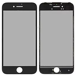 Корпусное стекло дисплея Apple iPhone 7 (с OCA пленкой и поляризационной пленкой) with frame Black