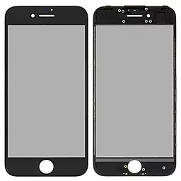 Корпусне скло дисплея Apple iPhone 7 (з OCA плівкою і поляризаційною плівкою) with frame Black - фото Корпусне скло дисплея Apple iPhone 7 (з OCA плівкою і поляризаційною плівкою) with frame Black