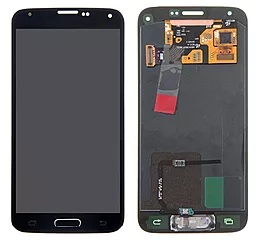 Дисплей Samsung Galaxy S5 mini G800 с тачскрином, оригинал, Black