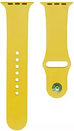 Ремешок Silicone Band S для Apple Watch 38mm/40mm/41mm New Yellow