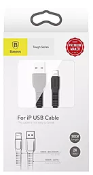 USB Кабель Baseus Tough Series Lightning Cable Black (CALZY-B01) - мініатюра 8