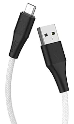 Кабель Hoco X32 Excellent USB-A - micro USB 12w 2.4a 1м cable White - фото Кабель Hoco X32 Excellent USB-A - micro USB 12w 2.4a 1м cable White
