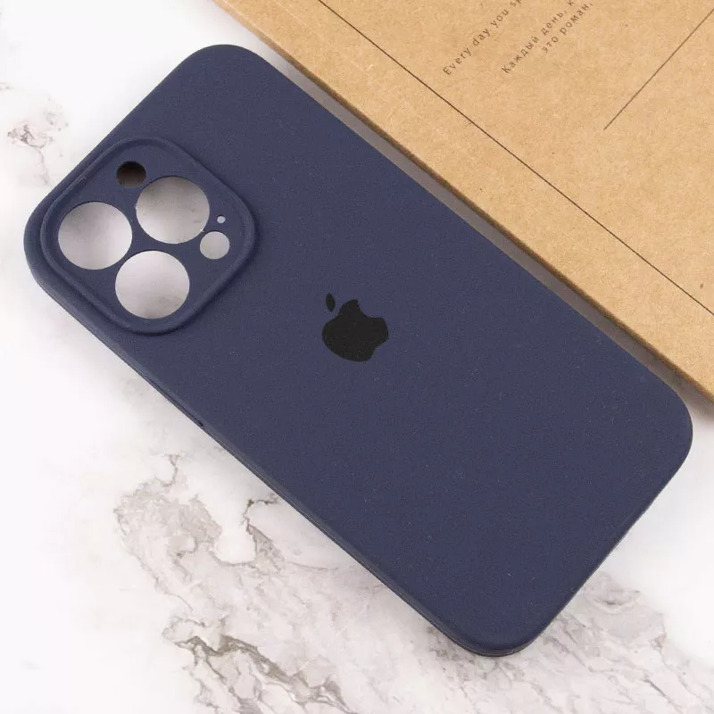Чохол Silicone Case Full Camera for Apple iPhone 13 Pro Max Midnight Blue - фото 3