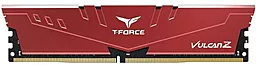 Оперативная память Team 8GB DDR4 3000MHz Vulcan Z Red (TLZRD48G3000HC16C01)