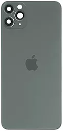 Задняя крышка корпуса Apple iPhone 11 Pro Max со стеклом камеры Midnight Green
