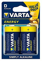 Батарейки Varta D (LR20) Energy 2шт - фото Батарейки Varta D (LR20) Energy 2шт