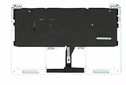 Клавіатура для ноутбуку Apple MacBook Air 2012+ A1465 з топ панеллю горизонтальний Ентер чорна