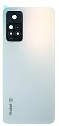 Задняя крышка корпуса Xiaomi Redmi Note 11 Pro 5G со стеклом камеры, Original Polar White - фото Задняя крышка корпуса Xiaomi Redmi Note 11 Pro 5G со стеклом камеры, Original Polar White
