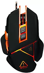 Компьютерная мышка Canyon Hazard CND-SGM6N USB Black/Orange - фото Компьютерная мышка Canyon Hazard CND-SGM6N USB Black/Orange