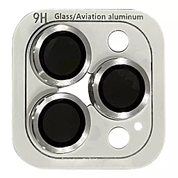 Защитное стекло Epik Metal Classic на камеру для Apple iPhone 14 Pro, iPhone 14 Pro Max Silver - фото Защитное стекло Epik Metal Classic на камеру для Apple iPhone 14 Pro, iPhone 14 Pro Max Silver