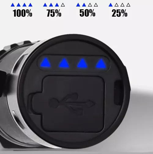 Фонарик аккумуляторный Bailong Police A05-3XPG с функцией powerbank - фото 5