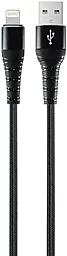 Кабель Gelius Pro Fast Speed 2 GP-UC05i USB-A - Lightning 12w 4a 1м cable Black - фото Кабель Gelius Pro Fast Speed 2 GP-UC05i USB-A - Lightning 12w 4a 1м cable Black