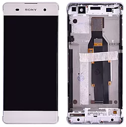 Дисплей Sony Xperia XA (F3111, F3112, F3113, F3115, F3116) с тачскрином и рамкой, White - фото Дисплей Sony Xperia XA (F3111, F3112, F3113, F3115, F3116) с тачскрином и рамкой, White