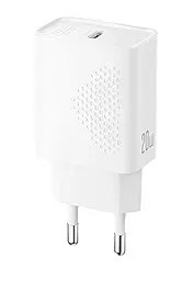 Сетевое зарядное устройство XO L160 20w PD USB-C fast charger White - фото Сетевое зарядное устройство XO L160 20w PD USB-C fast charger White