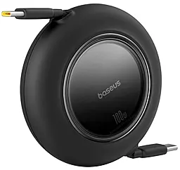 Кабель Baseus Free2Pull Mini Retractable USB Type-C - Type-C 100w 5a 1.5м PD cable Black (P10364500113-00) - фото Кабель Baseus Free2Pull Mini Retractable USB Type-C - Type-C 100w 5a 1.5м PD cable Black (P10364500113-00)