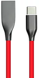 Кабель PowerPlant USB-A - Type-C 12w 2.4a 1м cable Red (CA911387) - фото Кабель PowerPlant USB-A - Type-C 12w 2.4a 1м cable Red (CA911387)