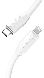 USB PD Кабель XO NB-Q233A 27W 3A USB Type-C - Lightning Cable White