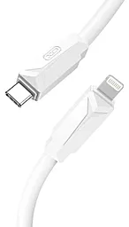 Кабель XO NB-Q233A USB Type-C - Lightning 27w 3a 1м PD сable White - фото Кабель XO NB-Q233A USB Type-C - Lightning 27w 3a 1м PD сable White