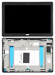 Дисплей для планшета Lenovo Tab P10 TB-X705F, TB-X705L с тачскрином и рамкой, Black