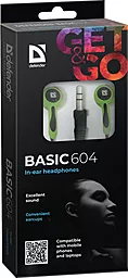 Наушники Defender Basic-604 Black/Green (63607) - миниатюра 3 Наушники Defender Basic-604 Black/Green (63607) - миниатюра 3