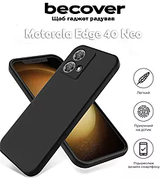 Чехол BeCover для Motorola Edge 40  Neo Black (710545)
