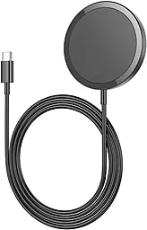 Беспроводное (индукционное), Док-станция зарядное устройство Borofone BQ23 Sufficient 15w wireless charger black