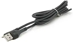 Кабель EMY MY-742 USB-A - Lightning 12w 2.4a 1м cable Black - фото Кабель EMY MY-742 USB-A - Lightning 12w 2.4a 1м cable Black