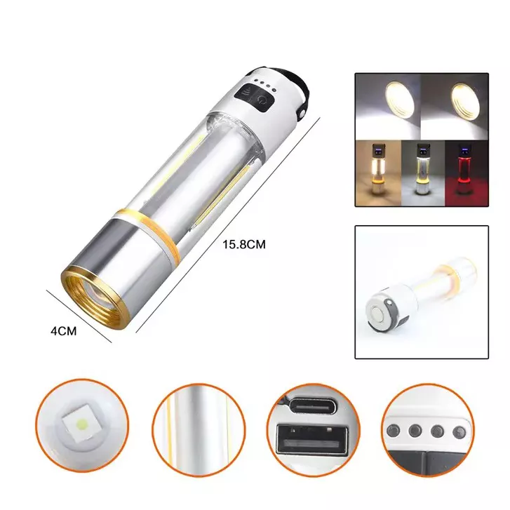 Фонарик аккумуляторный Luxury YES-666-LED - фото 6