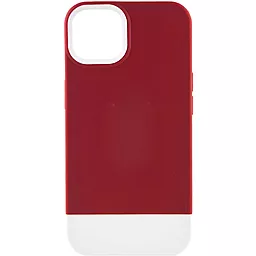 Чехол Epik TPU+PC Bichromatic для Apple iPhone 12, iPhone 12 Pro (6.1")  Wine / White