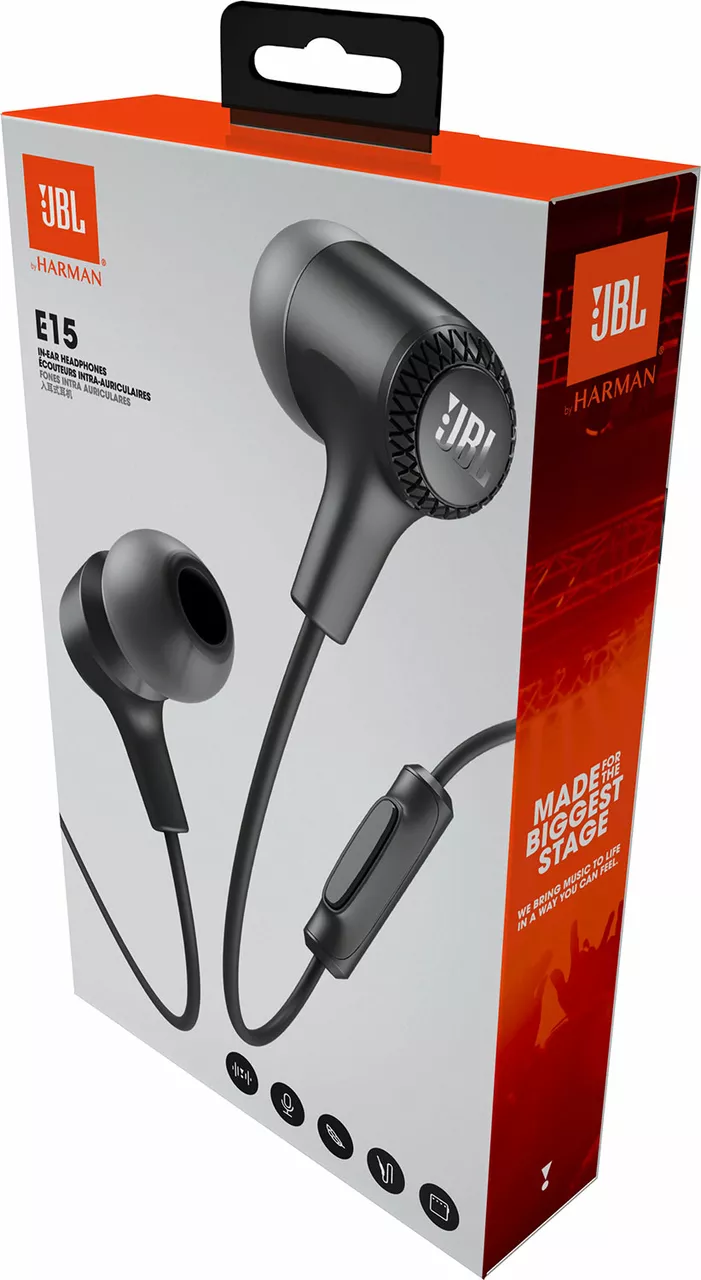 Навушники JBL E15 Black (JBLE15BLK) - фото 5