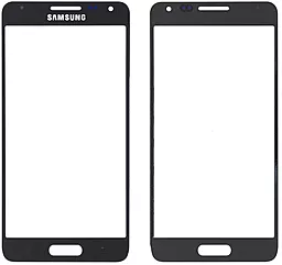 Корпусное стекло дисплея Samsung Galaxy Alpha G850 Black - фото Корпусное стекло дисплея Samsung Galaxy Alpha G850 Black