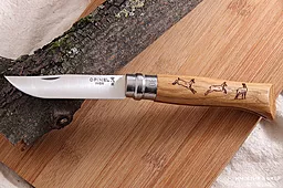 Нож Opinel №8 VRI Chamois Серна, дуб (002336) - миниатюра 4 Нож Opinel №8 VRI Chamois Серна, дуб (002336) - миниатюра 4