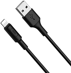 Кабель Hoco X25 Soarer Сharging USB-A - Lightning 10w 1м cable Black - миниатюра 3 Кабель Hoco X25 Soarer Сharging USB-A - Lightning 10w 1м cable Black - миниатюра 3
