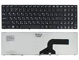 Клавиатура для ноутбука Asus N73S N73 N73J N73SV / 04GN0K1KRU00-1 черная - миниатюра 2