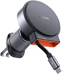Тримач з бездротовою зарядкою McDodo 15W Magnetic Wireless Car Charger Black - фото Тримач з бездротовою зарядкою McDodo 15W Magnetic Wireless Car Charger Black