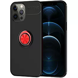 Чехол Deen ColorRing Apple iPhone 12 Pro Max Black/Red
