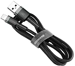 Кабель USB Baseus Cafule 2.4A Lightning Cable Black/Gray (CALKLF-BG1) - миниатюра 2