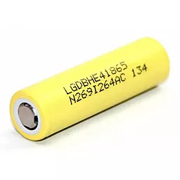 Акумулятор LG HE4 18650 2500mAh 35А 1шт Yellow 3.7 V
